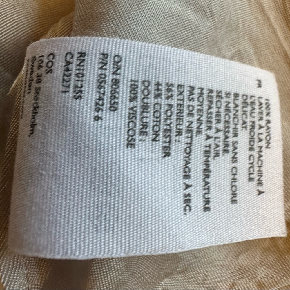 COS Multicolor Abstract Pattern Fabric - image 6